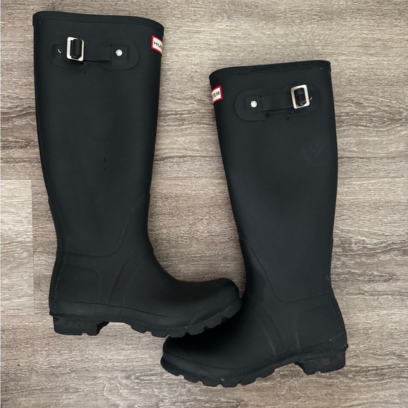 Hunter Original Tall Black Rain Boots NEW without tags - Picture 1 of 5